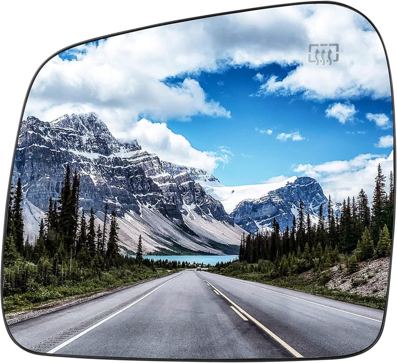 AEagle زجاج مرآة مدفأ للجانب الأيسر للسائق لسيارات دودج دورانجو وجيب جراند شيروكي - Image 1