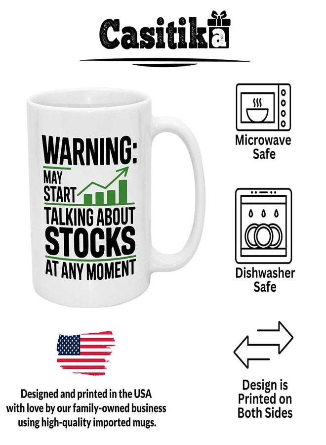 Casitika Stock market gifts for Traders and Investors. Funny 11 oz Mug with Finance Quote. Great Day Trading, Stock Broker Coffee Cup, Financial Advisor Gift, Office Decor for Men and Women. - Image 3