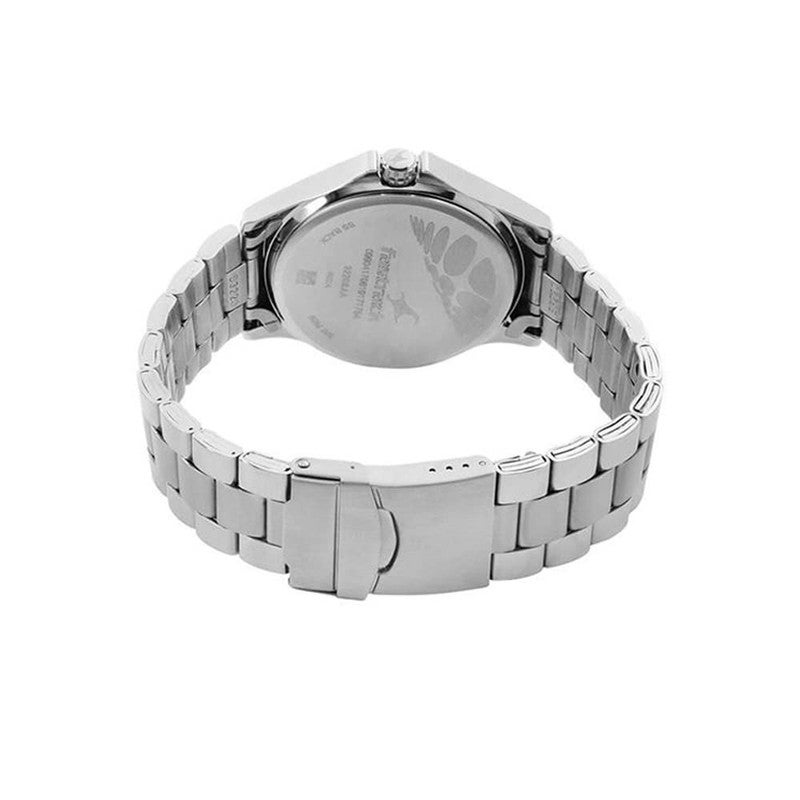 Fastrack Quartz Analog White Dial Stainless Steel Strap Watch for Guys-NS3220SM01/NT3220SM01 - Image 3