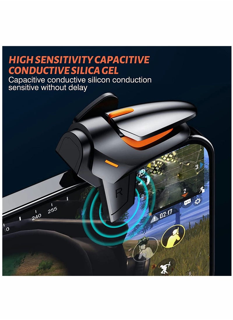 KASTWAVE - Mobile Trigger, Game Controller Trigger, Mobile Game Accessories, Gamepad Sensitive Aim & Shoot, Mobile Game Controller for PUBG/Fortnite/Call of Duty Mobile Game, PUBG Triggers, One Pair - Image 1