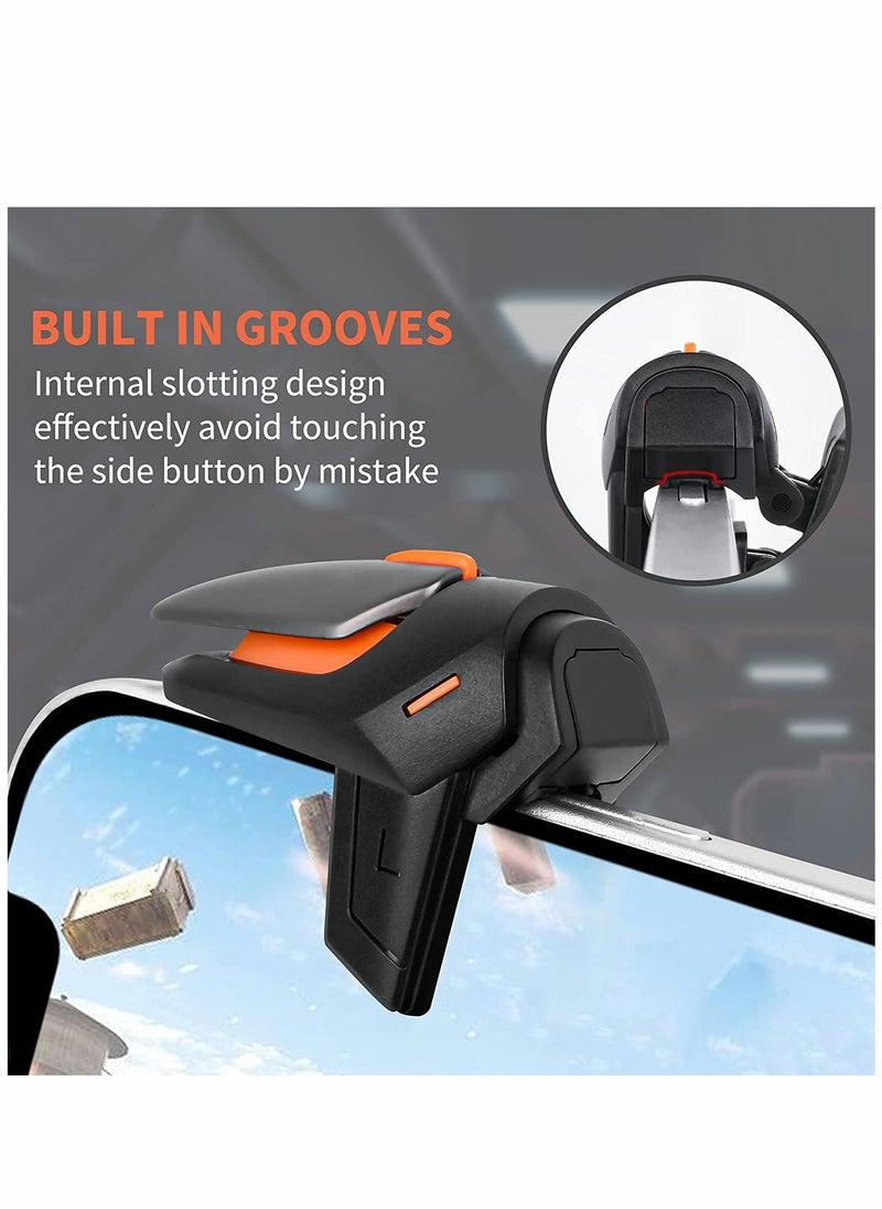 KASTWAVE - Mobile Trigger, Game Controller Trigger, Mobile Game Accessories, Gamepad Sensitive Aim & Shoot, Mobile Game Controller for PUBG/Fortnite/Call of Duty Mobile Game, PUBG Triggers, One Pair - Image 1