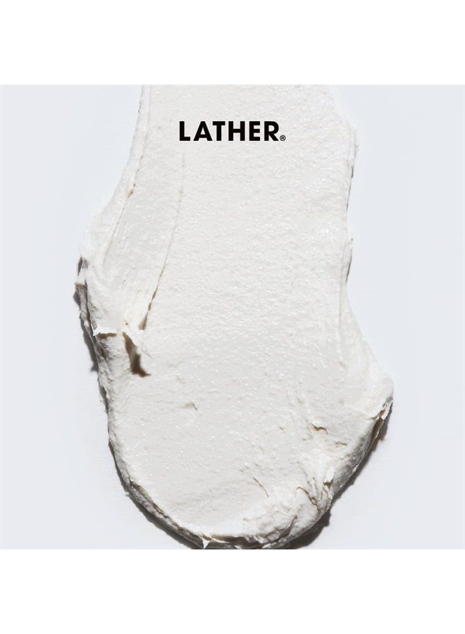 LATHER White Clay Mask | Face Mask | Deep Pore Cleansing Face Mask | For Combination, Oily & Acne-Prone Skin | Clay Mask | Facial Skin Care Products | Beauty Products | Self Care | 4 Oz 