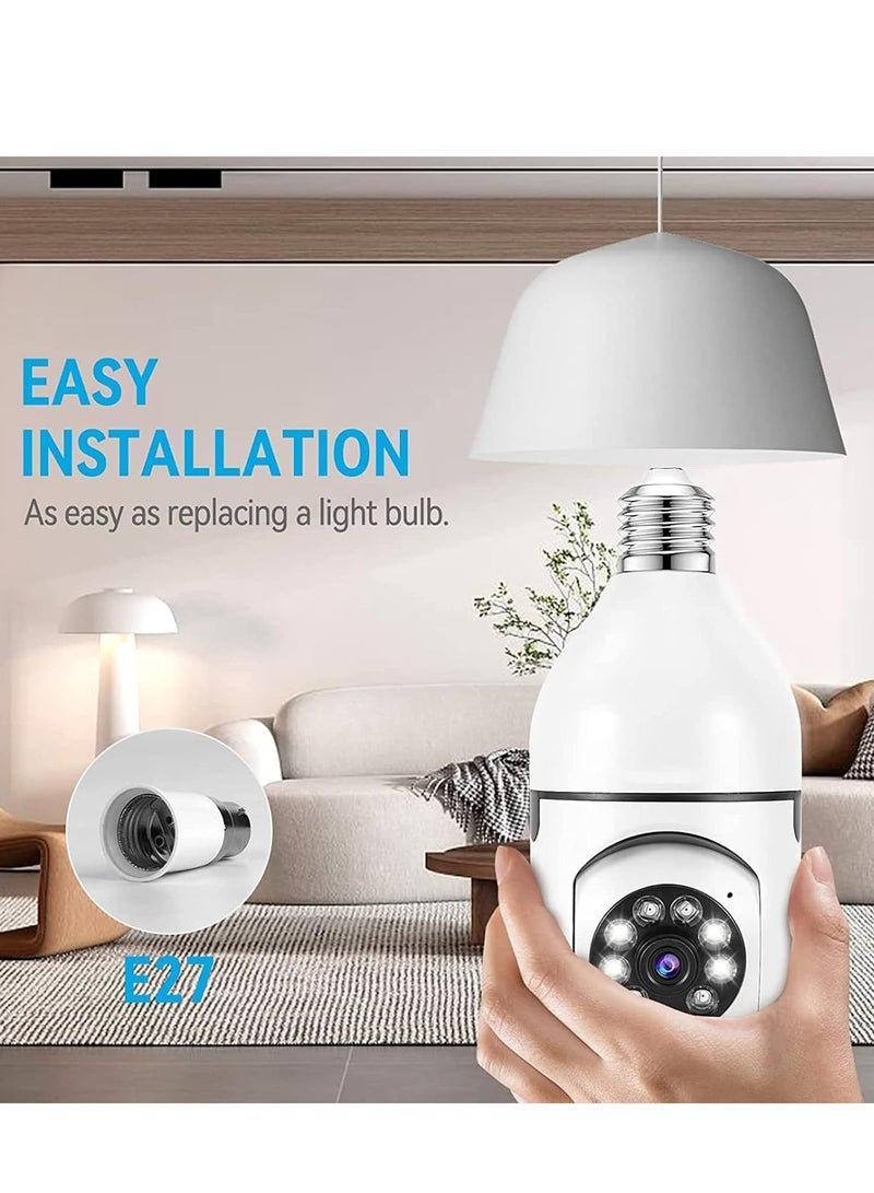 ELTRAZONE Wireless Security Camera - 1080P Wireless 360 Degree Floodlight Night Vision 5Ghz with Floodlight Human Motion Detection And Alarm - Image 5