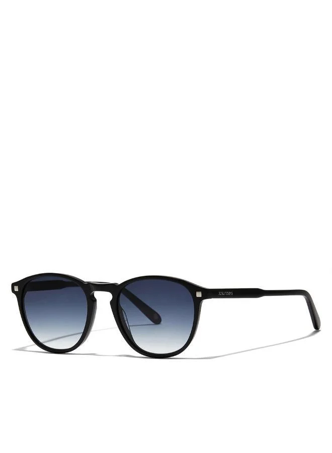 30Sundays 30Sundays OLYMPIAN,Men Sunglasses, Round Sunglasses, UV Protection: UV400 (Black,Blue)