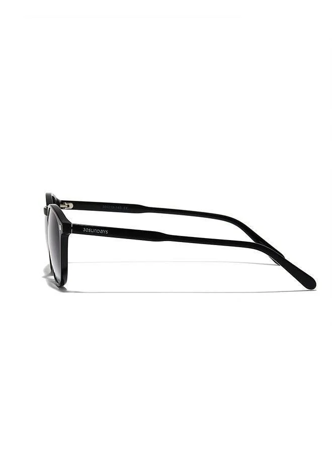 30Sundays 30Sundays OLYMPIAN,Men Sunglasses, Round Sunglasses, UV Protection: UV400 (Black,Blue)