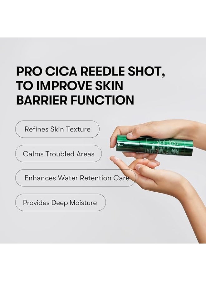 VT COSMETICS Pro Cica Reedle Shot 100, Centella Asiatica Microneedling Serum, Cica Exosome, Soothing, Hyaluronic Acid, Soft Skin, Glass Skin, Korean Skincare Booster 1.69 Fl Oz.(50ml) - Image 2