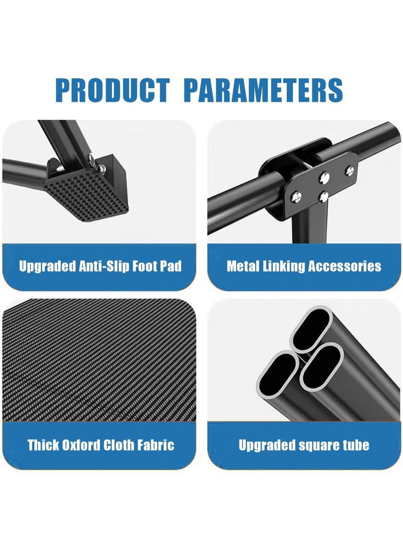 Meishida سرير تخييم رمادي، سرير نوم للبالغين مع حقيبة تخزين، سرير محمول وخفيف الوزن للسفر الخارجي، التنزه، قيلولة المكتب، سهل الإعداد - Image 4