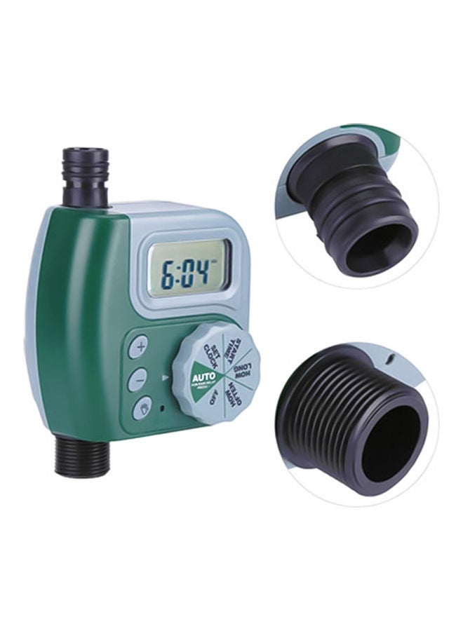 NIBEMINENT Automatic Water Sprinkler Timer Green/Grey 14.2x9.2x6.2cm - Image 2