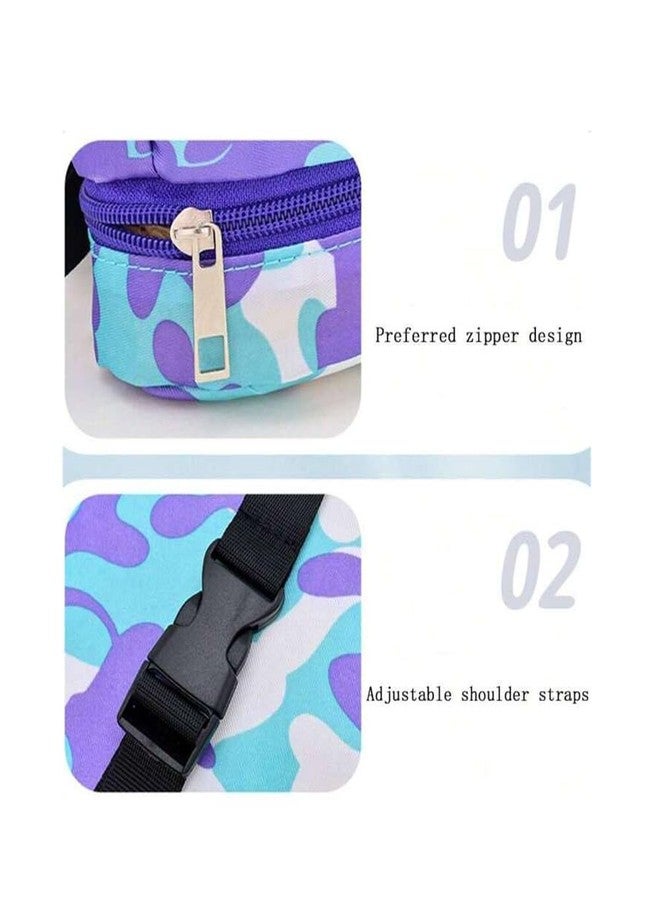 PUSHKH Kids Dry Wet Cloths Separation Storage Backpack with Shoe Compartment Drawstring Shoulder Bag, Multicolor - Image 3