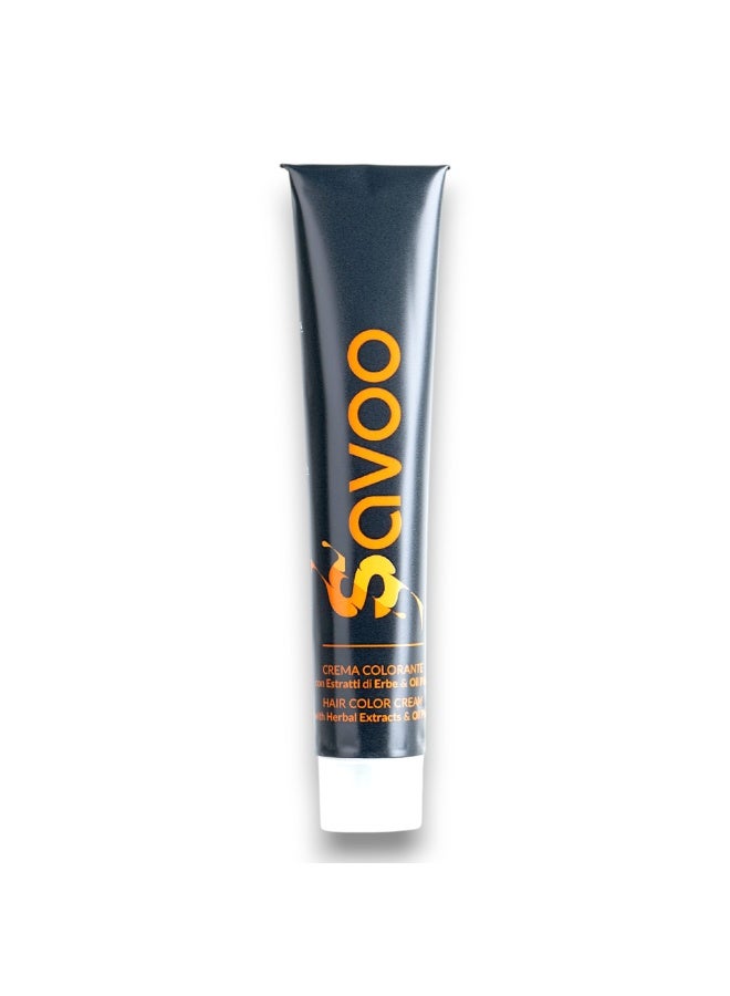 SAVOO Hair Color Cream #6.7 Dark Saj Blonde – Permanent Hair Dye with  Oil Plex & Botanical Extracts | 100ml | Warm Dark Blonde with Golden-Beige Depth | 100% Grey Coverage - Image 3