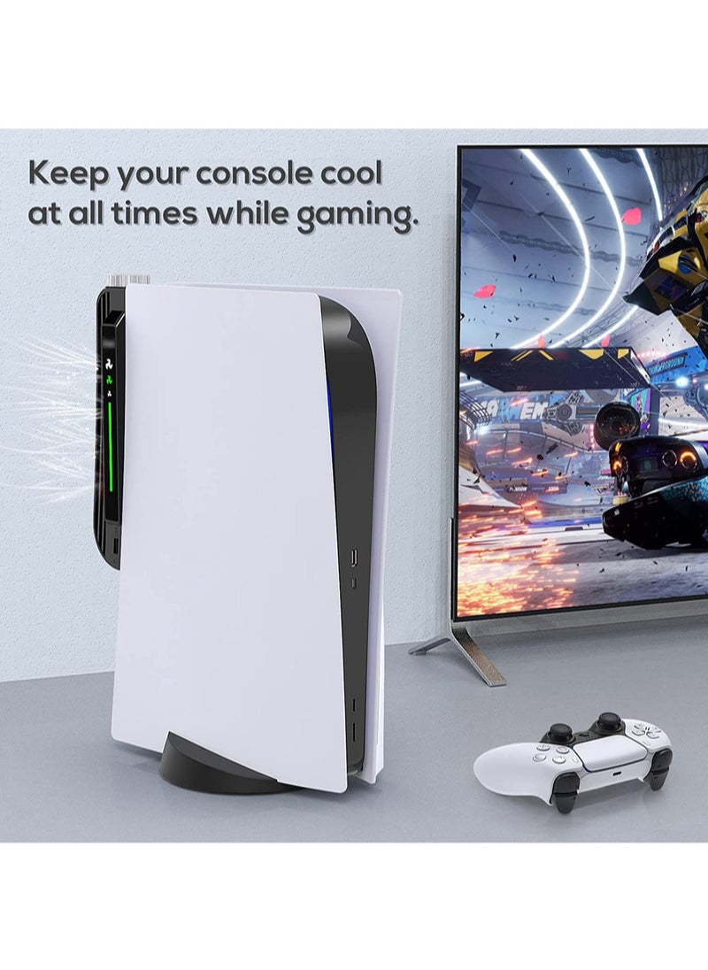 MissTiara - Upgraded Led Cooling System Cooler Fan Accessories for PS5 Disc and Digital Edition - Image 1