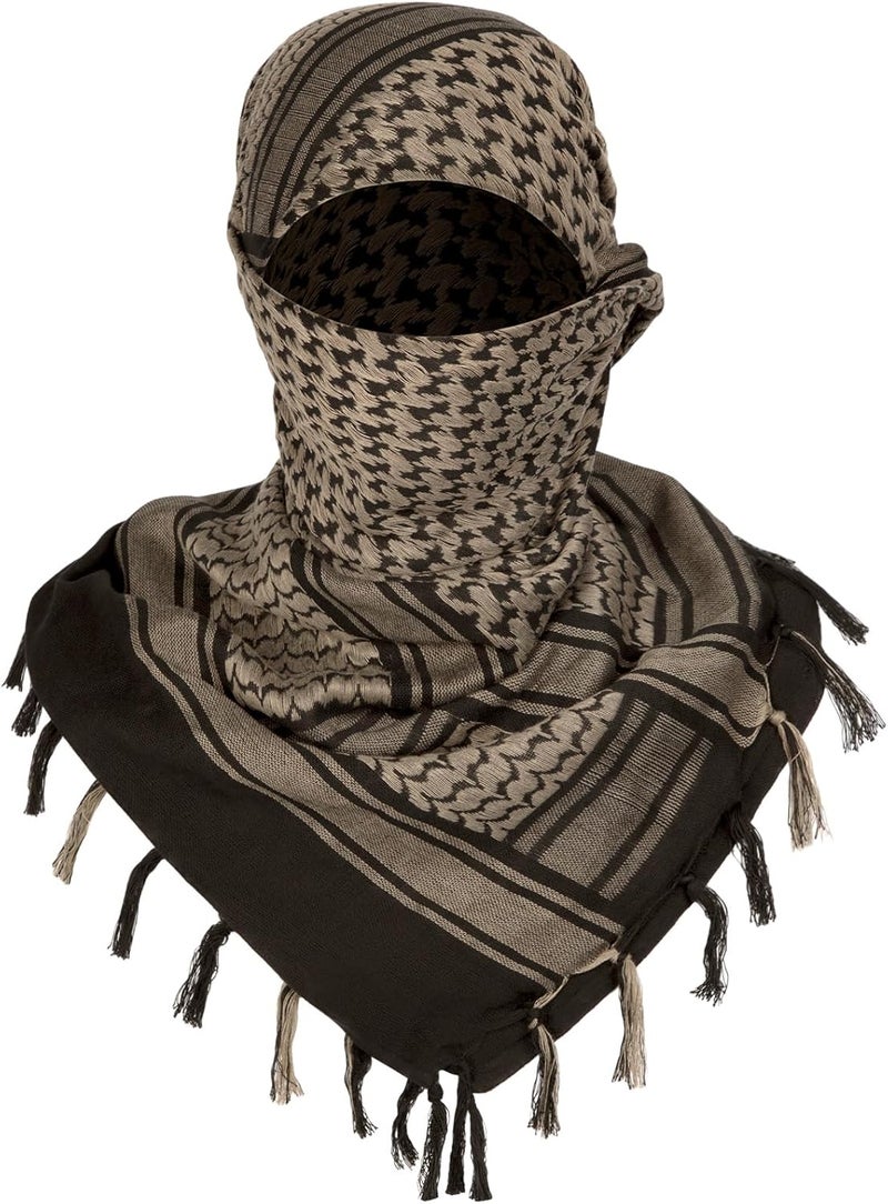Aonal Store Military Shemagh Tactical Desert Scarf, 100% Cotton Keffiyeh Neck Head Scarf Wrap for Men Women - Image 2