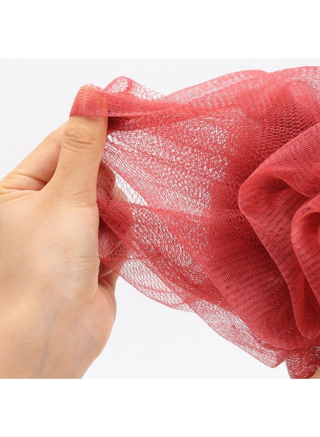 Tbestmax 4 Pack Bath Sponge, Bath Shower Loofahs Mesh Pouf Sponge Body Scrubber Exfoliator Scrubber - 50g/Piece - Image 3