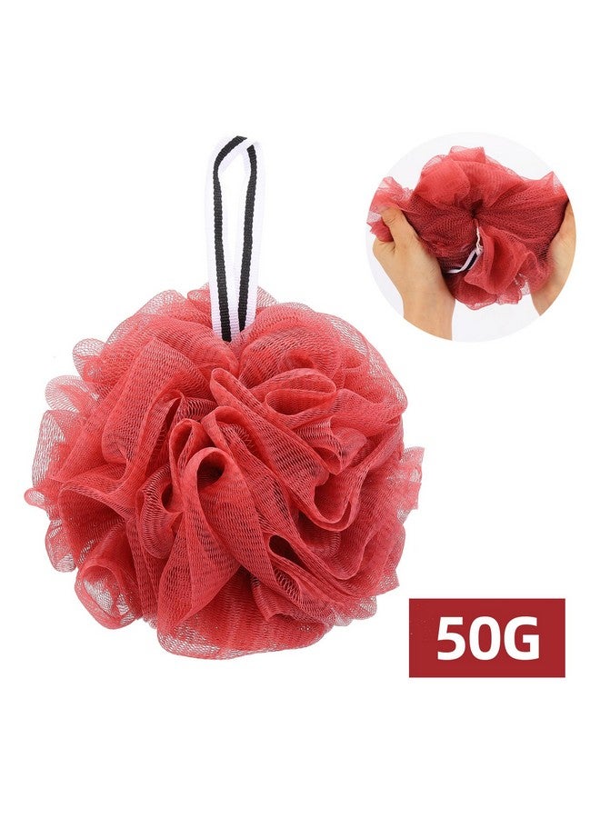 Tbestmax 4 Pack Bath Sponge, Bath Shower Loofahs Mesh Pouf Sponge Body Scrubber Exfoliator Scrubber - 50g/Piece - Image 2
