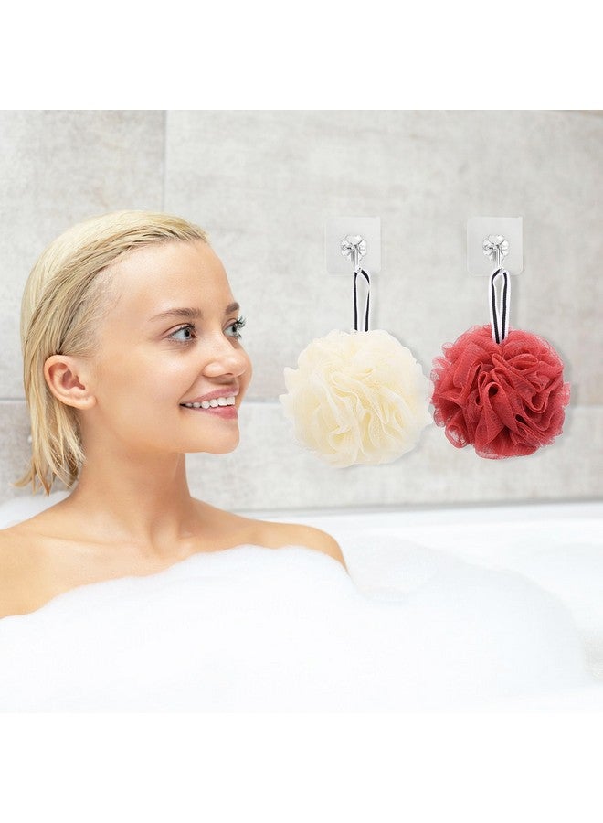 Tbestmax 4 Pack Bath Sponge, Bath Shower Loofahs Mesh Pouf Sponge Body Scrubber Exfoliator Scrubber - 50g/Piece - Image 5