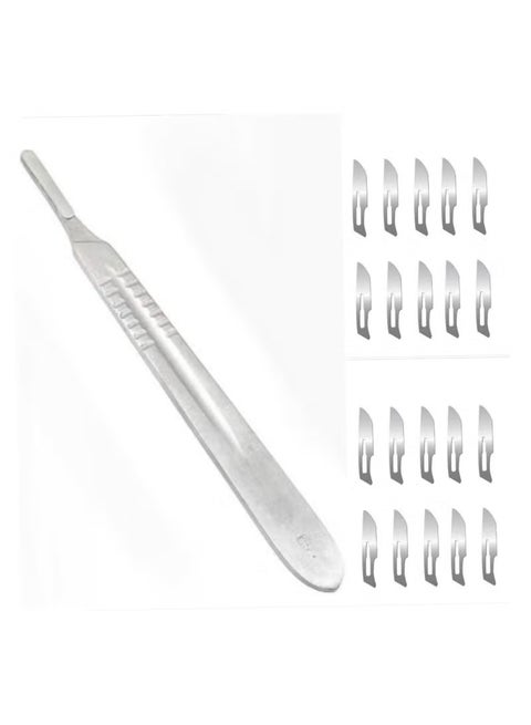 ديرما بلانينج مع 20 شفره لازاله الشعر الوبرى لتقشير الجلد الميت