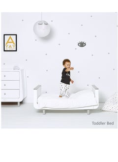 Snuz Snüz Kot Mode Convertible Infant / Toddler Cot Bed , Converts To Toodler And Junior Bed, Suitable From Birth To 10 Years, 120 X 81 X 25.5 Cm - Grey  - Image 4