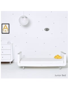 Snuz Snüz Kot Mode Convertible Infant / Toddler Cot Bed , Converts To Toodler And Junior Bed, Suitable From Birth To 10 Years, 120 X 81 X 25.5 Cm - Grey  - Image 5