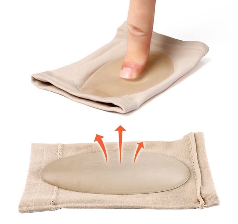 Lify Medial Arch Support Sleeve with Cushion for Flat Feet - Plantar Orthopaedic Fasciitis Foot, Heel Spurs Care Insole Pad Orthotic, 1 Pair White - Image 3