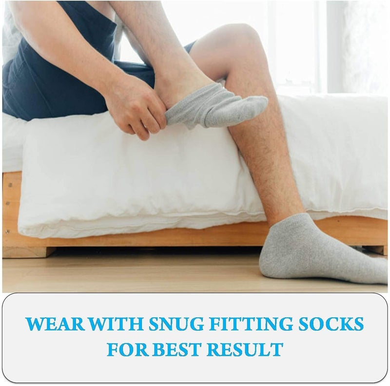 Lify Medial Arch Support Sleeve with Cushion for Flat Feet - Plantar Orthopaedic Fasciitis Foot, Heel Spurs Care Insole Pad Orthotic, 1 Pair White - Image 4