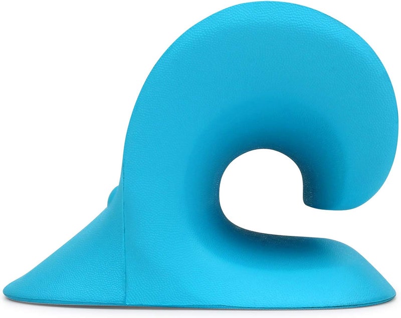 RESTCLOUD Neck and Shoulder Relaxer, Cervical Traction Device for TMJ Pain Relief and Cervical Spine Alignment, Chiropractic Pillow Neck Stretcher(Blue) - Image 4