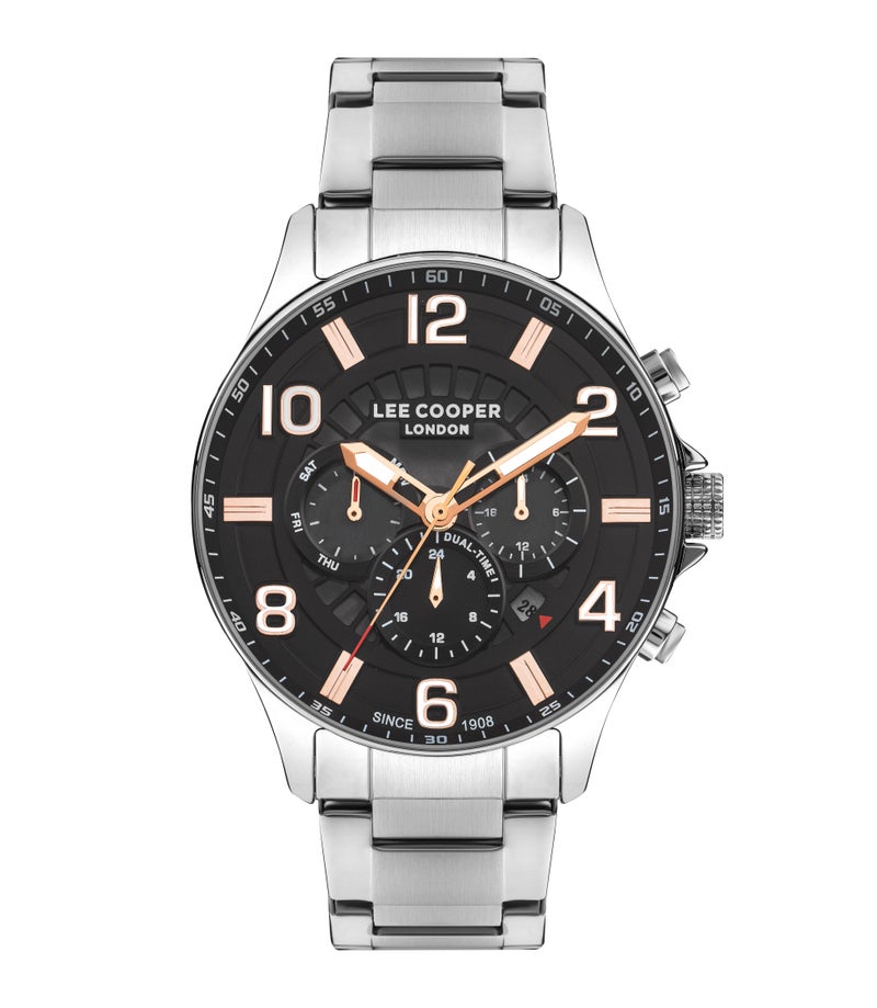 LEE COOPER Men’s Multi Function Black Dial Watch – LC07802-360 - Image 1
