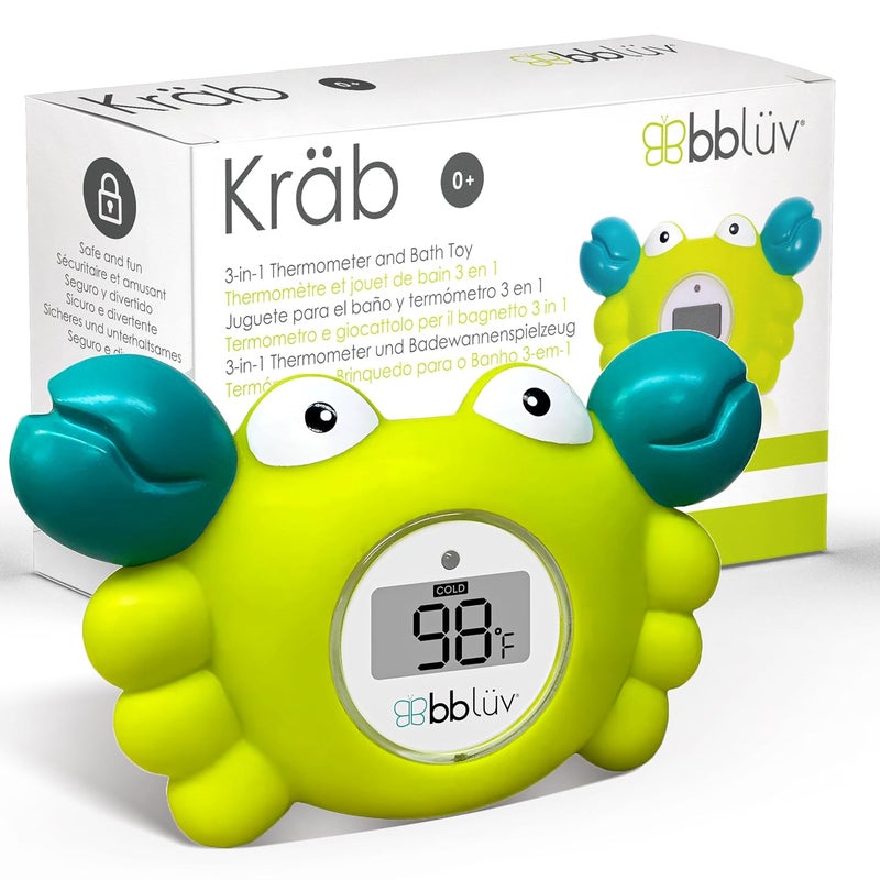 bblv  Krb 3in1 Bath Thermometer  Bath Toy  Fahrenheit - Image 1