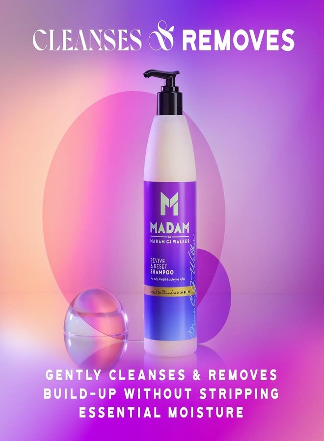 MADAM C.J. Walker, Revive & Reset Shampoo, Scalp to Strand System, Stronger Hair, 12 Fl. Oz. - Image 2