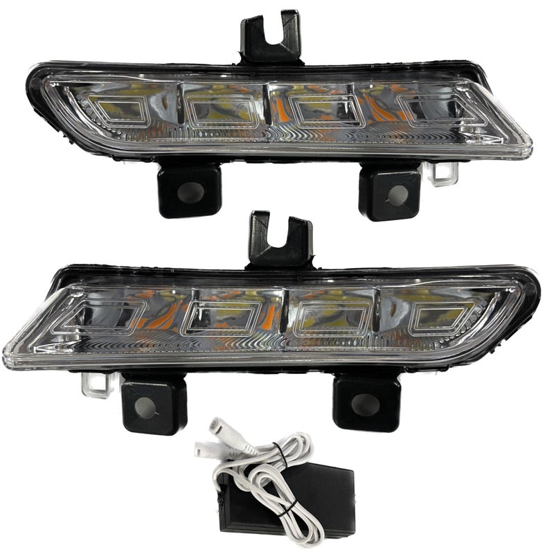KD K D LED Fog Lamp DRL Set For Renault Triber With Side Turn Indicator (PAIR) 2019-NOW - Image 5