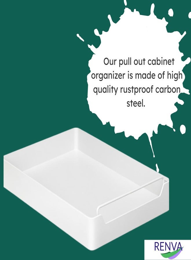 RENVA Pull Out Cabinet Organizer for Kitchen,Pull Out Drawers for kitchen Cabinets,Sliding Drawers for Cabinets Heavy Duty Roll Out Shelf Storage For Kitchen,Bedroom Office - Image 5