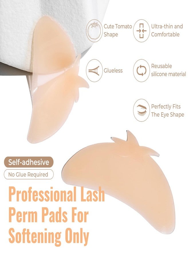 لي بيوتي وسادات رفع الرموش من ليبيوتي، واقيات سيليكون كورية رقيقة للغاية بدون غراء لتنعيم الرموش في الخطوة الأولى من عملية التجعيد الدائم، قضبان رفع الرموش قابلة لإعادة الاستخدام وذاتية اللصق للاستخدام في الصالونات والمنزل، زوج واحد (برتقالي) - Image 2