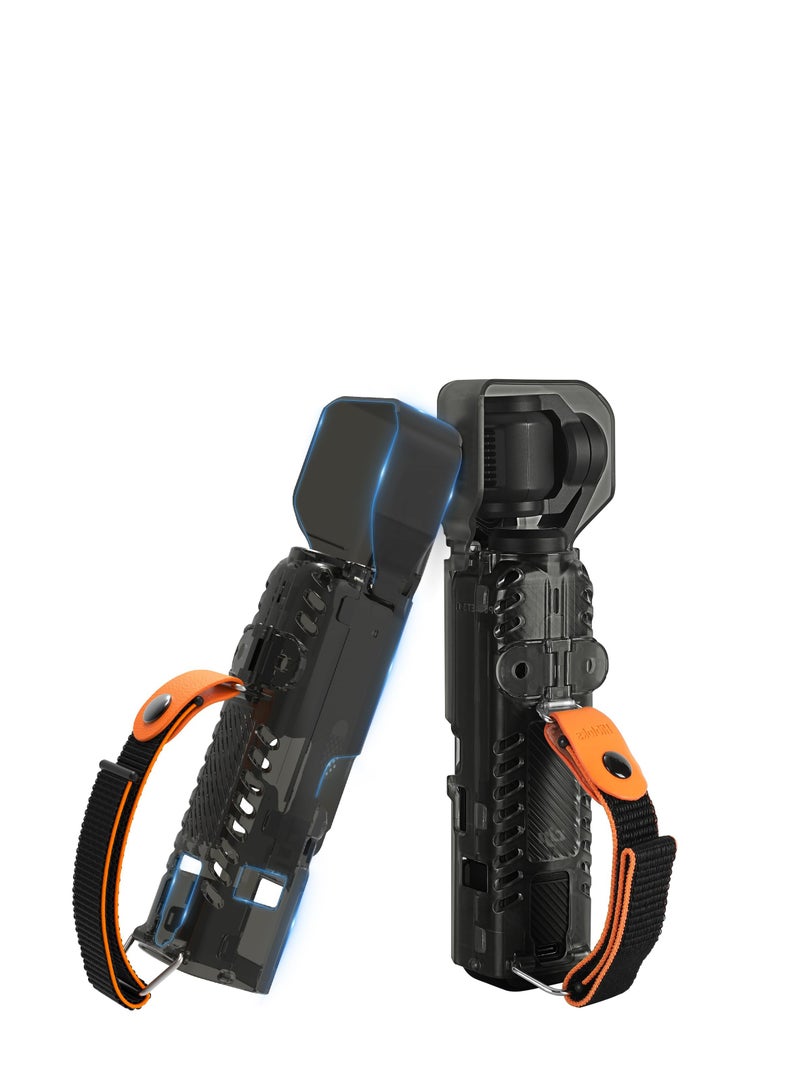 Excefore Protect Case Compatible with DJI Osmo Pocket 3, All Weather Waterproof Protective Case, with Controller Wheel Accessories,  Portable Hard OSMO Pocket 3 Case Storage Mount with Secure Finger Strap - Image 1