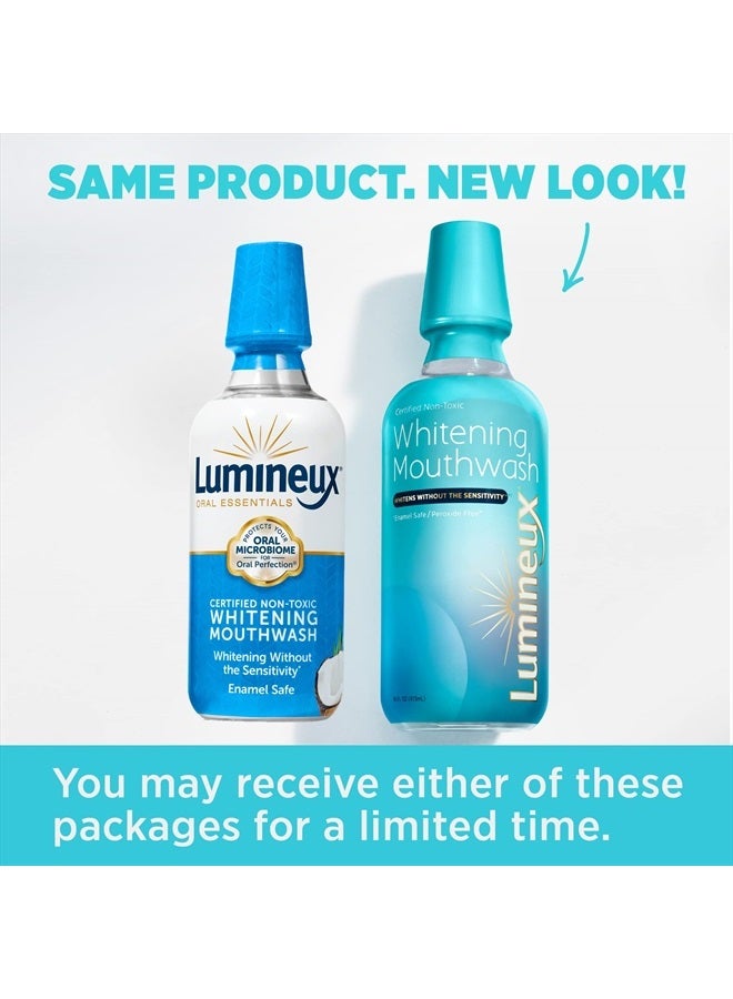 Lumineux Teeth Whitening Mouthwash 16 Oz. - Peroxide Free - Enamel Safe - Whitening Without The Sensitivity - Certified Non-Toxic - NO Alcohol, Fluoride & SLS Free - Image 2