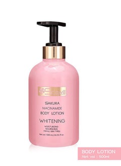 Shawill Sakura Niacinamide Body Lotion Whitening 500ML  - Image 1