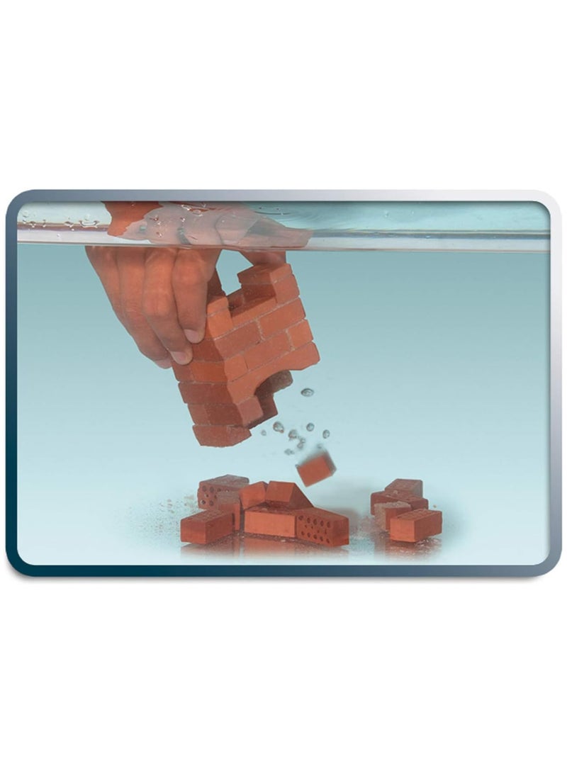 Brick Construction Toy Set - TEI 4030 - Water Mill Set Stone Building Kit - 6+ Years - 60pcs