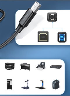 Royee AM/BM USB A 2.0 Male to B Male Printer Cable - 1M  - Image 2