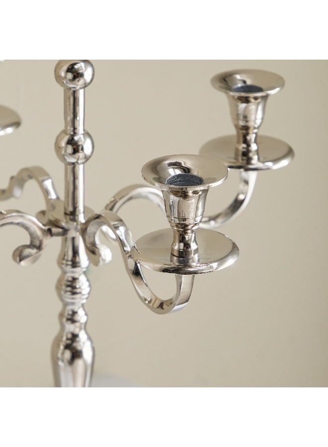 Home Box Avya Aluminium 4-Arm Candelabra - 35x35x38.5 cm - Image 3