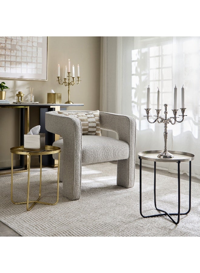 Home Box Avya Aluminium 4-Arm Candelabra - 35x35x38.5 cm - Image 4