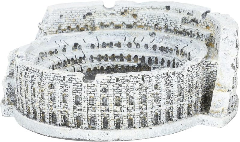 Nordic Retro Roman Colosseum Ashtray Cigarette Holder Smooth Surface Home Office Bar Display - Image 2