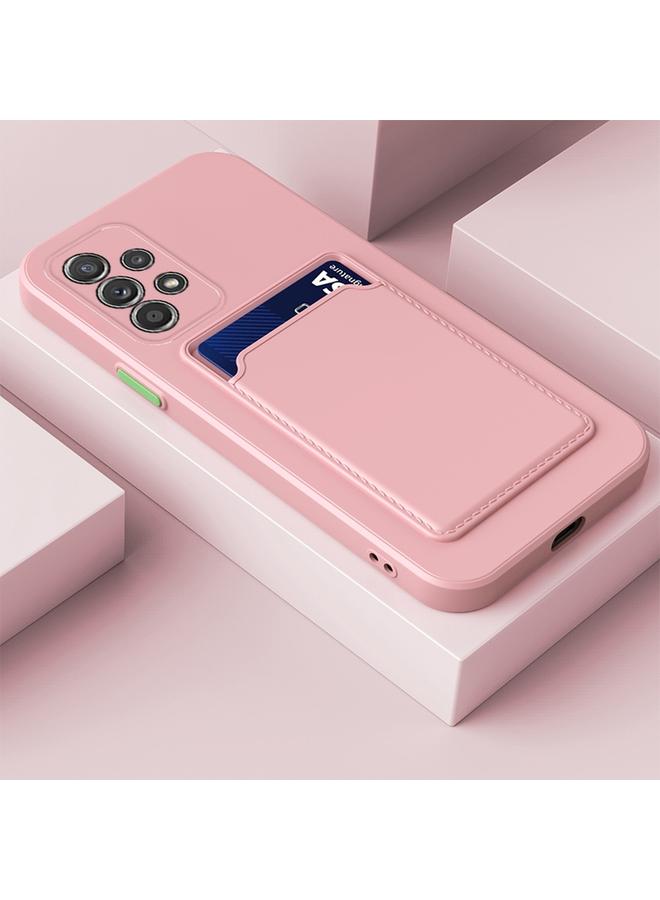 اس-توب جراب لهاتف Samsung Galaxy A33 5G، جراب هاتف TPU ملمس الجلد مع أزرار بلون متباين - Image 1