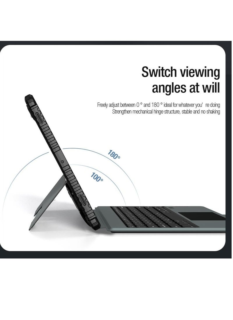 AWH - Bumper Combo Keyboard Case for Samsung Galaxy Tab S9 Plus (Tab S9+ 5G) - Image 1