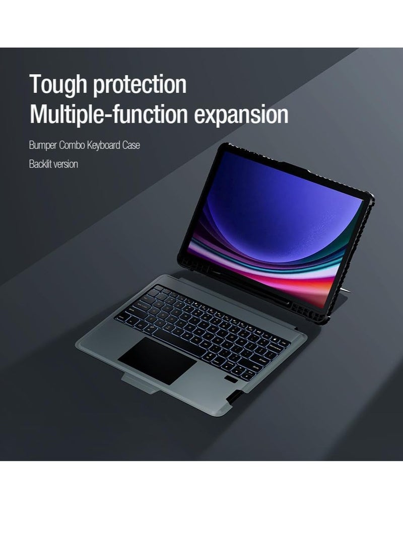 AWH - Bumper Combo Keyboard Case for Samsung Galaxy Tab S9 Plus (Tab S9+ 5G) - Image 1