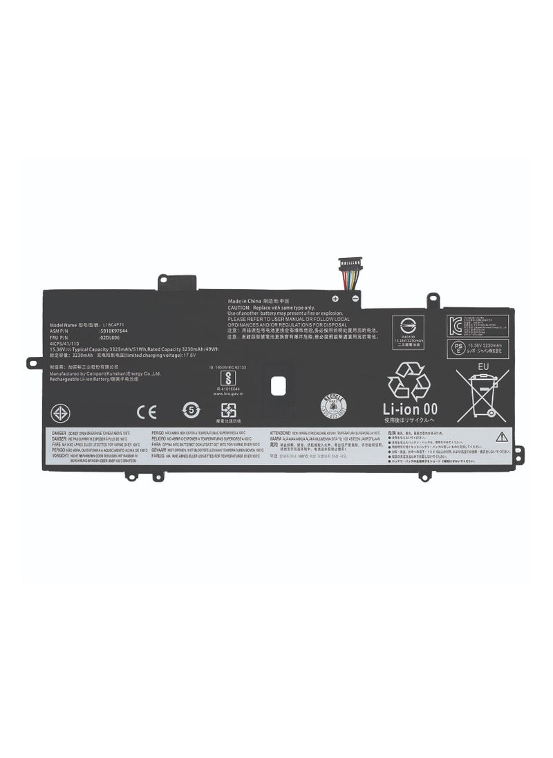 RADEX - L18C4P71 Compatible Laptop Battery for Lenovo X1c 2019 [L18M4P72, 02DL006, L18L4P71, L18C4P71] - Image 1