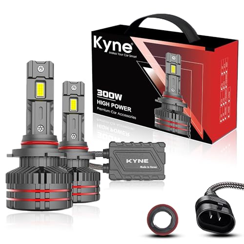 KYNE 240W TRI COLOUR High Power Premium LED Headlights Bulb –H8/H11 3000K/4300K/6000K Cool White, 24,000 Lumens Ultra-Bright, IP65 Waterproof with 2 YEAR WARRANTY (2 Year Warranty, H8/H11 Tri Colour) - Image 1