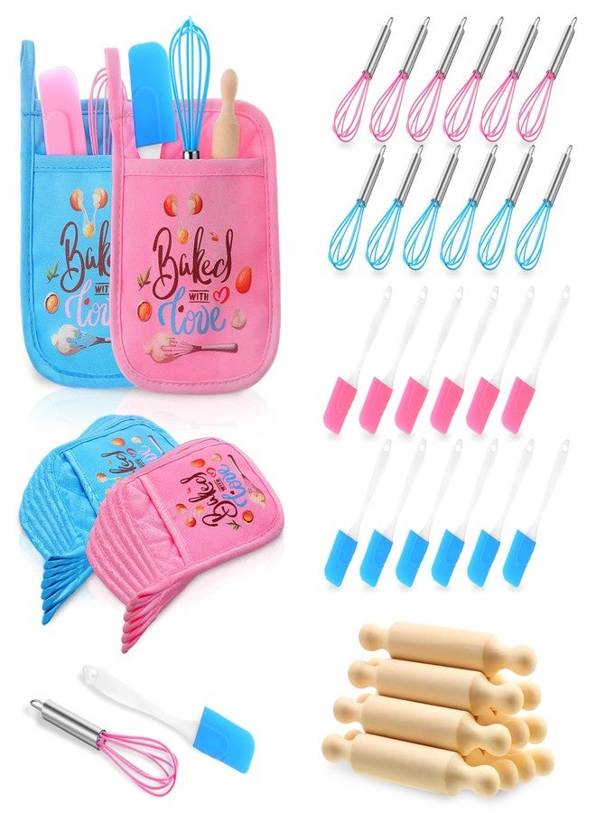 RoundFunny 48 Pcs Kids Baking Supplies for Real Cooking Games Prize Party Favors, Valentines Gifts for Kids, Baking Cooking Birthday Party for Boys Girls Toddlers (Small) - Image 1
