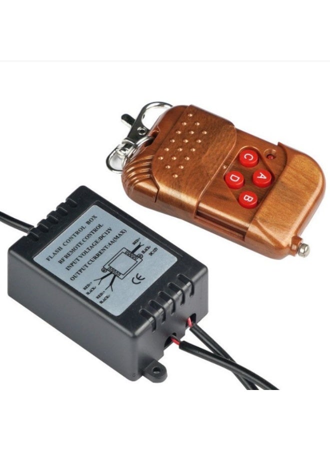 Aramox Car Flash Controller with Wireless Remote – 16 Modes LED Decorative Flash Device (One-to-Two) - Image 4