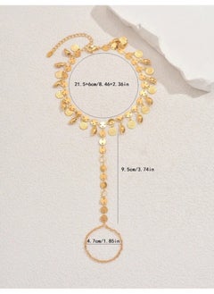 GOLDMAX 21k Gold Plated Anklet For Women  - Image 4