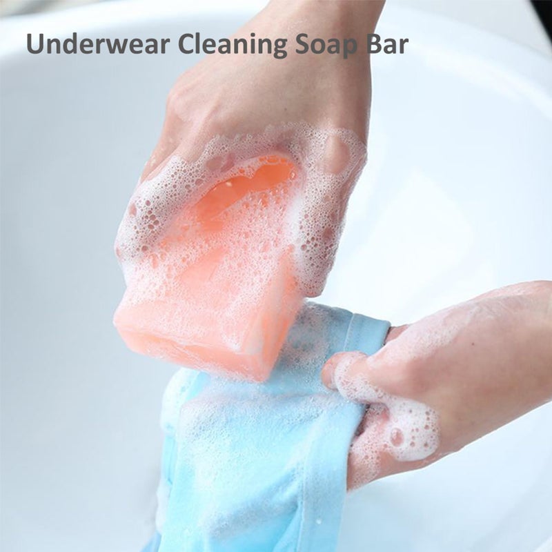 BEE & FLOWER Fan Underwear Cleaning Soap Bar Underwear Laundry Bar Soap for Clothes, Bars, Panties, Lingerie Washing by Hand (6.3 Oz x 4) - Image 2