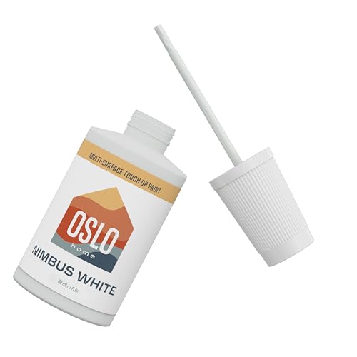 Oslo Home Porcelain + Appliance Touch Up Paint, Nimbus White, 1oz, High-Gloss, w/Brush in Bottle, for Appliances - Image 2