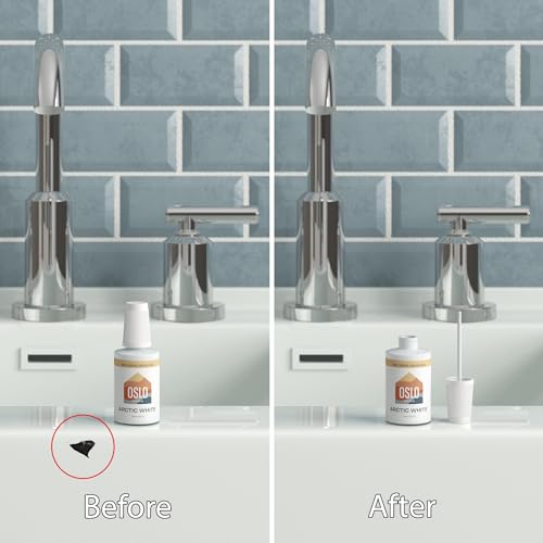 Oslo Home Porcelain + Appliance Touch Up Paint, Nimbus White, 1oz, High-Gloss, w/Brush in Bottle, for Appliances - Image 3